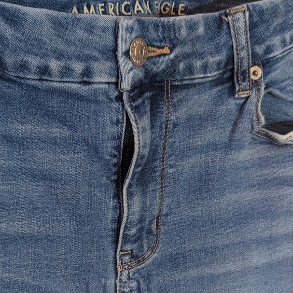 American Eagle Outfitters Curvy High-Rise Skinny Kick Size 14 - Picture 5 of 14